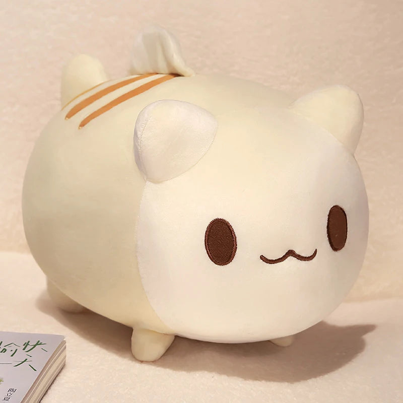 Cat Plush Toy Kawaii Stuffed - Nekoby Cat Plush Toy Kawaii Stuffed white / 25x30cm