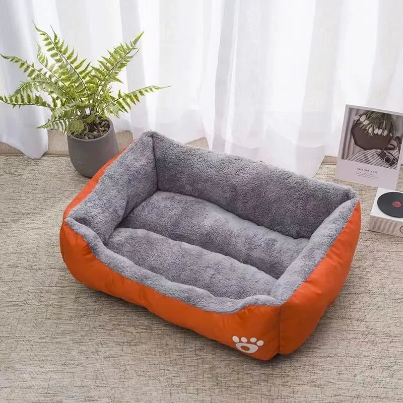 Universal Soft PP Cotton Pet Bed Mat Warm Comfortable Nest for Cats and Dogs Waterproof - Nekoby Universal Soft PP Cotton Pet Bed Mat Warm Comfortable Nest for Cats and Dogs Waterproof 60x45cm / Orange