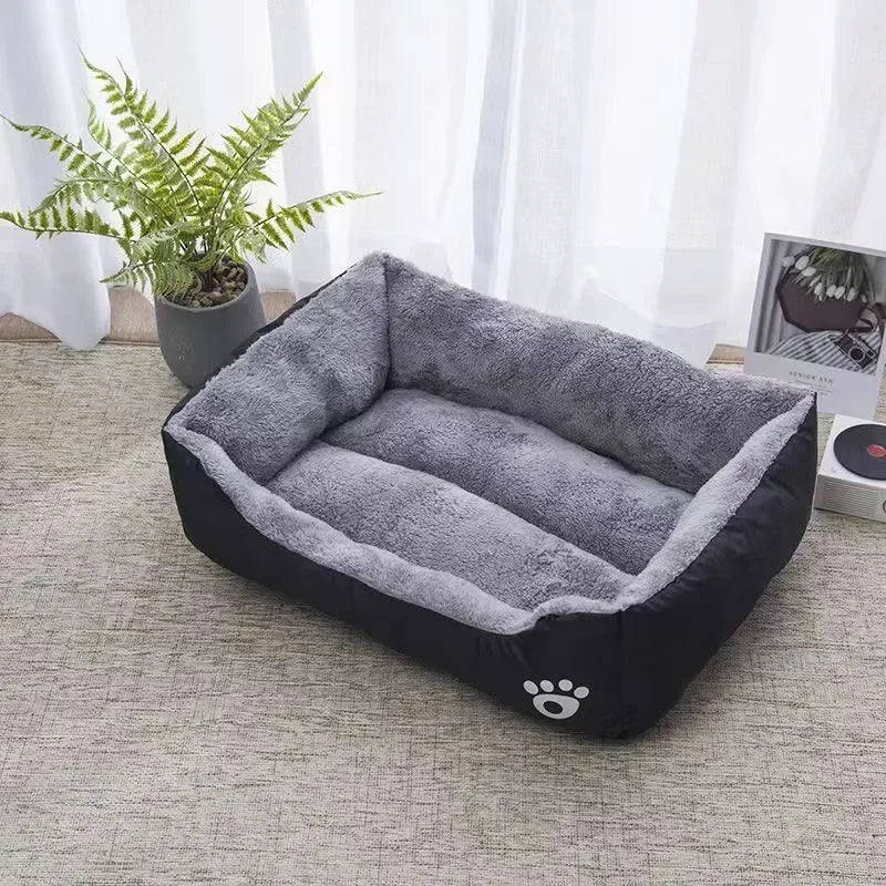 Universal Soft PP Cotton Pet Bed Mat Warm Comfortable Nest for Cats and Dogs Waterproof - Nekoby Universal Soft PP Cotton Pet Bed Mat Warm Comfortable Nest for Cats and Dogs Waterproof 50x40cm / Black