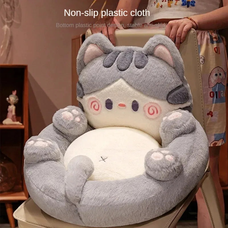 Cartoon Cute Hugging Cat Cushion Floor Lazy Sofa Household Thickened Tatami - Nekoby Cartoon Cute Hugging Cat Cushion Floor Lazy Sofa Household Thickened Tatami