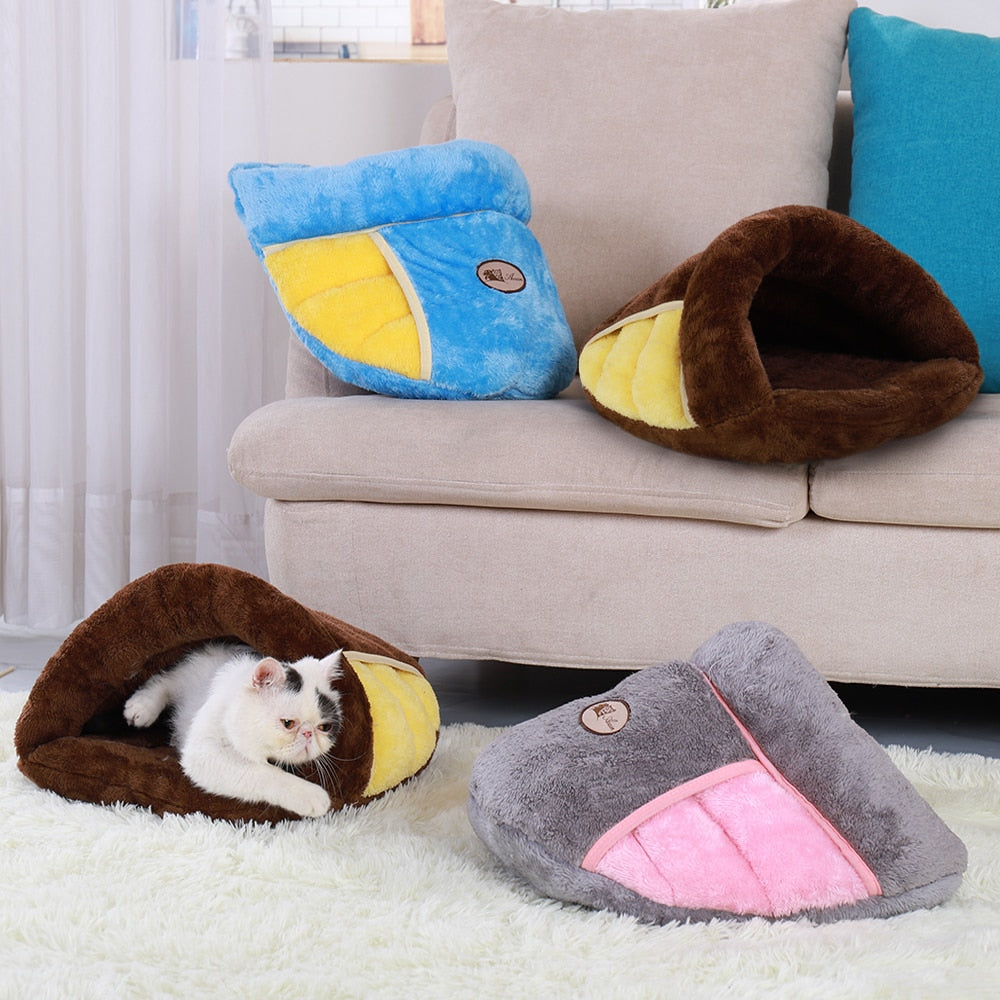 Comfy Slipper Warm Cat Bed - Nekoby Comfy Slipper Warm Cat Bed