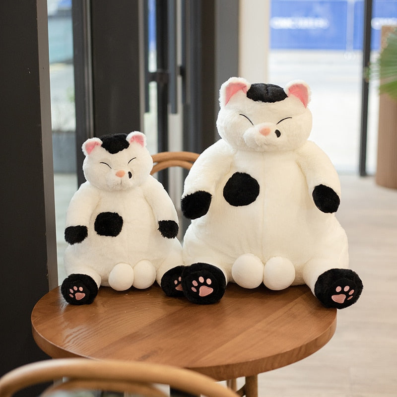 Japanese Plush Stuffed Cat with big balls - Nekoby Japanese Plush Stuffed Cat with big balls