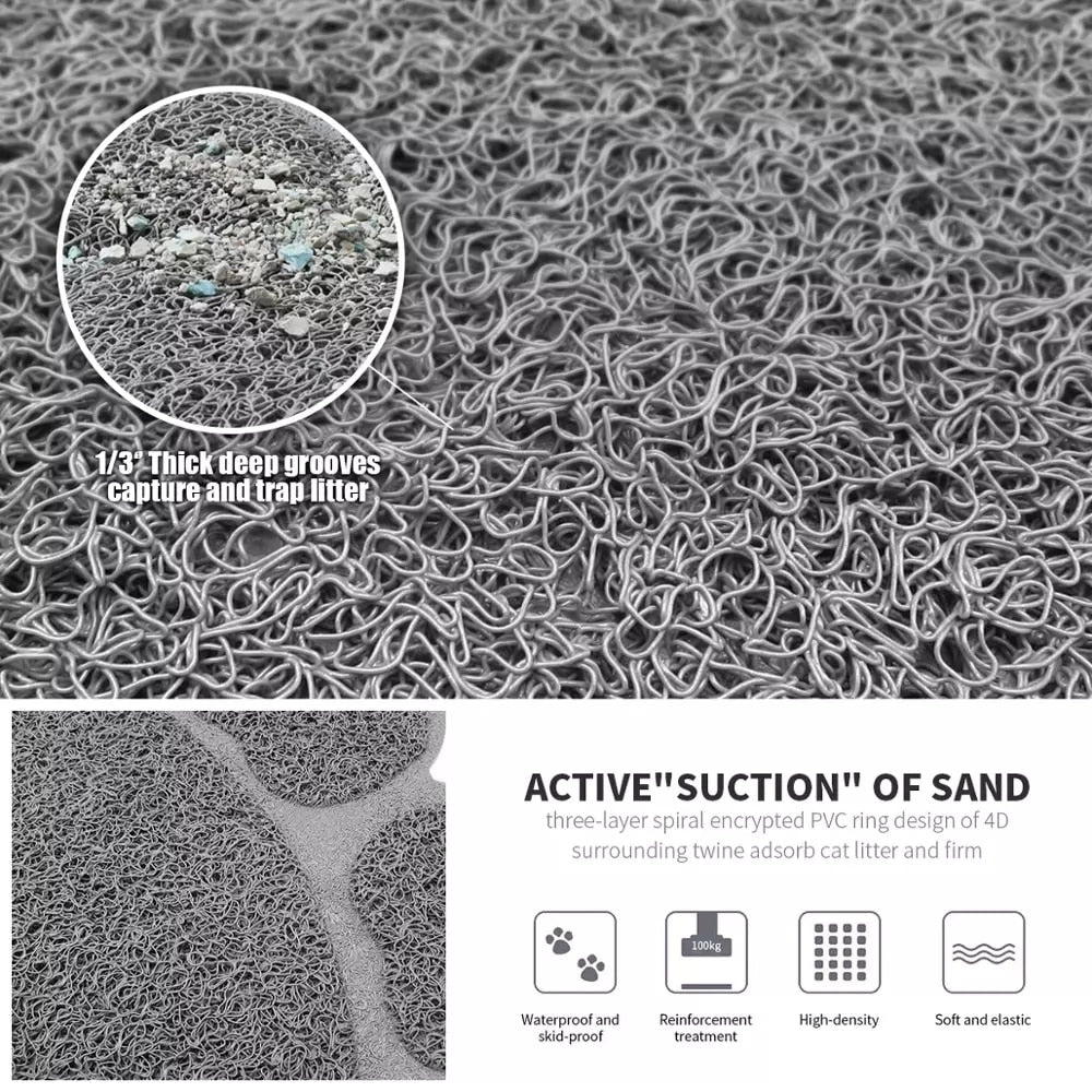 Waterproof Mat Pet Cat Litter Double Layer Litter Cat Bed Pads Trapping Pets Litter Box Mat Pet Product Bed For Cats Accessories - Nekoby Waterproof Mat Pet Cat Litter Double Layer Litter Cat Bed Pads Trapping Pets Litter Box Mat Pet Product Bed For Cats Accessories