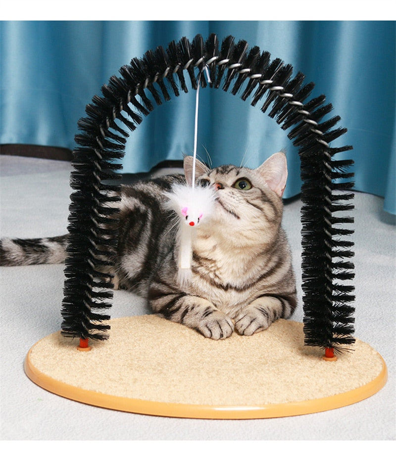 Self Grooming Cat Brush Toy - Nekoby Self Grooming Cat Brush Toy