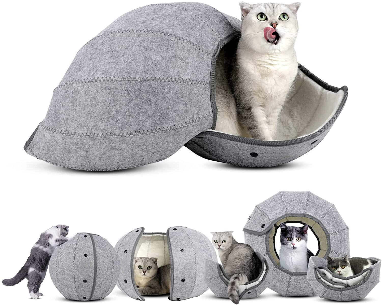 Spherical foldable multiplayability cat bad - Nekoby Spherical foldable multiplayability cat bad