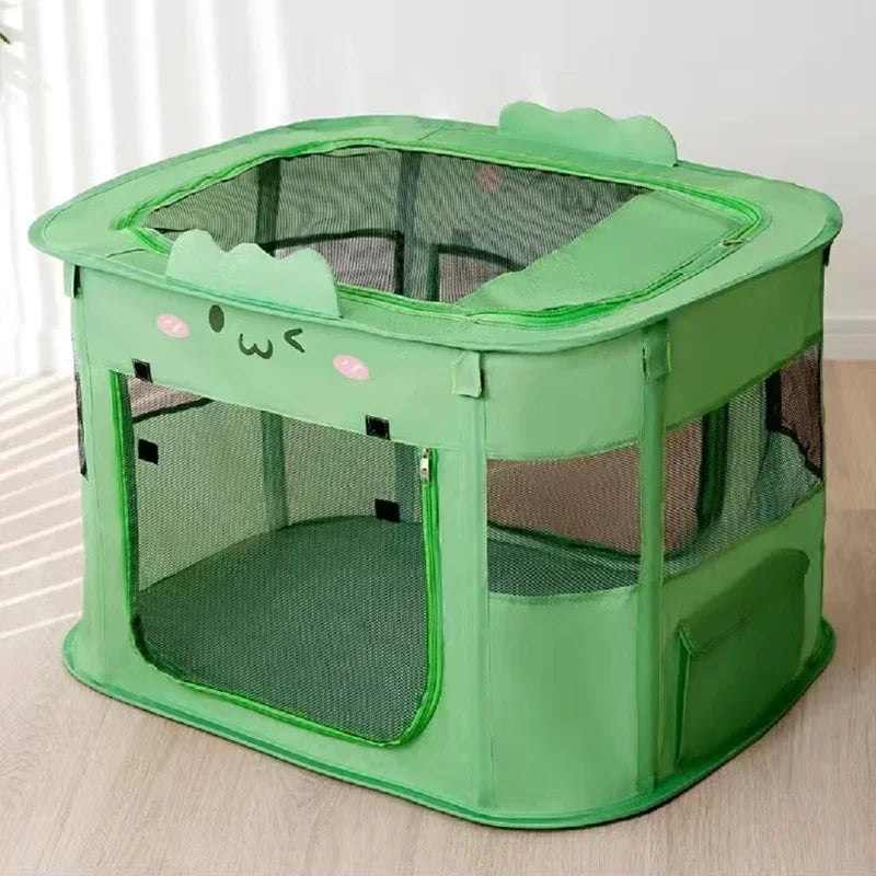 Cat House Delivery Room Puppy Kitten House Sweet Cozy Sweet Cat Bed Comfortable Cats Tent Folding for Dog Cats Supplies - Nekoby Cat House Delivery Room Puppy Kitten House Sweet Cozy Sweet Cat Bed Comfortable Cats Tent Folding for Dog Cats Supplies Frog / M-70x55x45cm