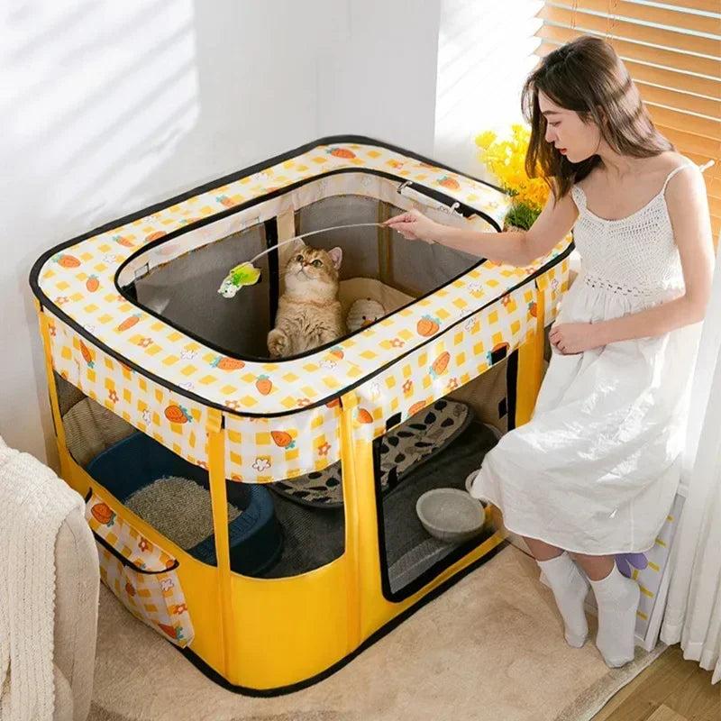 Cat House Delivery Room Puppy Kitten House Sweet Cozy Sweet Cat Bed Comfortable Cats Tent Folding for Dog Cats Supplies - Nekoby Cat House Delivery Room Puppy Kitten House Sweet Cozy Sweet Cat Bed Comfortable Cats Tent Folding for Dog Cats Supplies