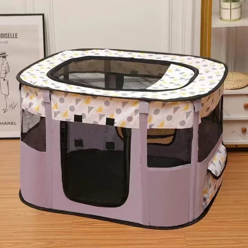 Cat House Delivery Room Puppy Kitten House Sweet Cozy Sweet Cat Bed Comfortable Cats Tent Folding for Dog Cats Supplies - Nekoby Cat House Delivery Room Puppy Kitten House Sweet Cozy Sweet Cat Bed Comfortable Cats Tent Folding for Dog Cats Supplies PURPLE / M-70x55x45cm
