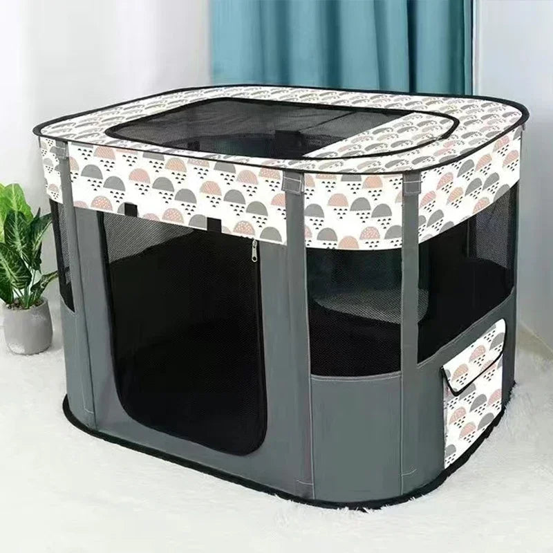 Cat House Delivery Room Puppy Kitten House Sweet Cozy Sweet Cat Bed Comfortable Cats Tent Folding for Dog Cats Supplies - Nekoby Cat House Delivery Room Puppy Kitten House Sweet Cozy Sweet Cat Bed Comfortable Cats Tent Folding for Dog Cats Supplies Grey / M-70x55x45cm