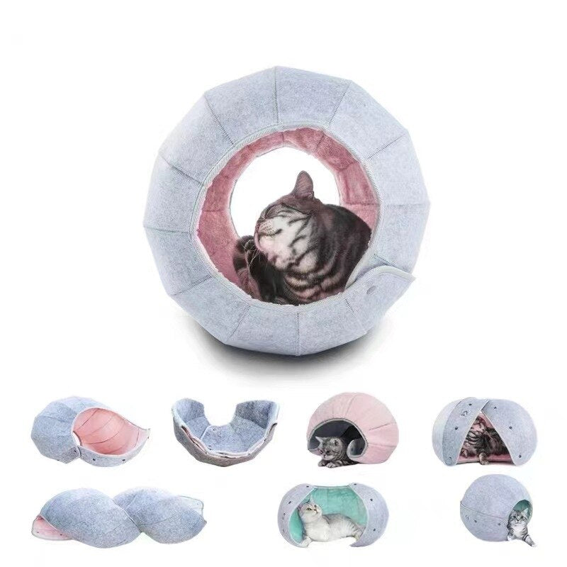 Spherical foldable multiplayability cat bad - Nekoby Spherical foldable multiplayability cat bad