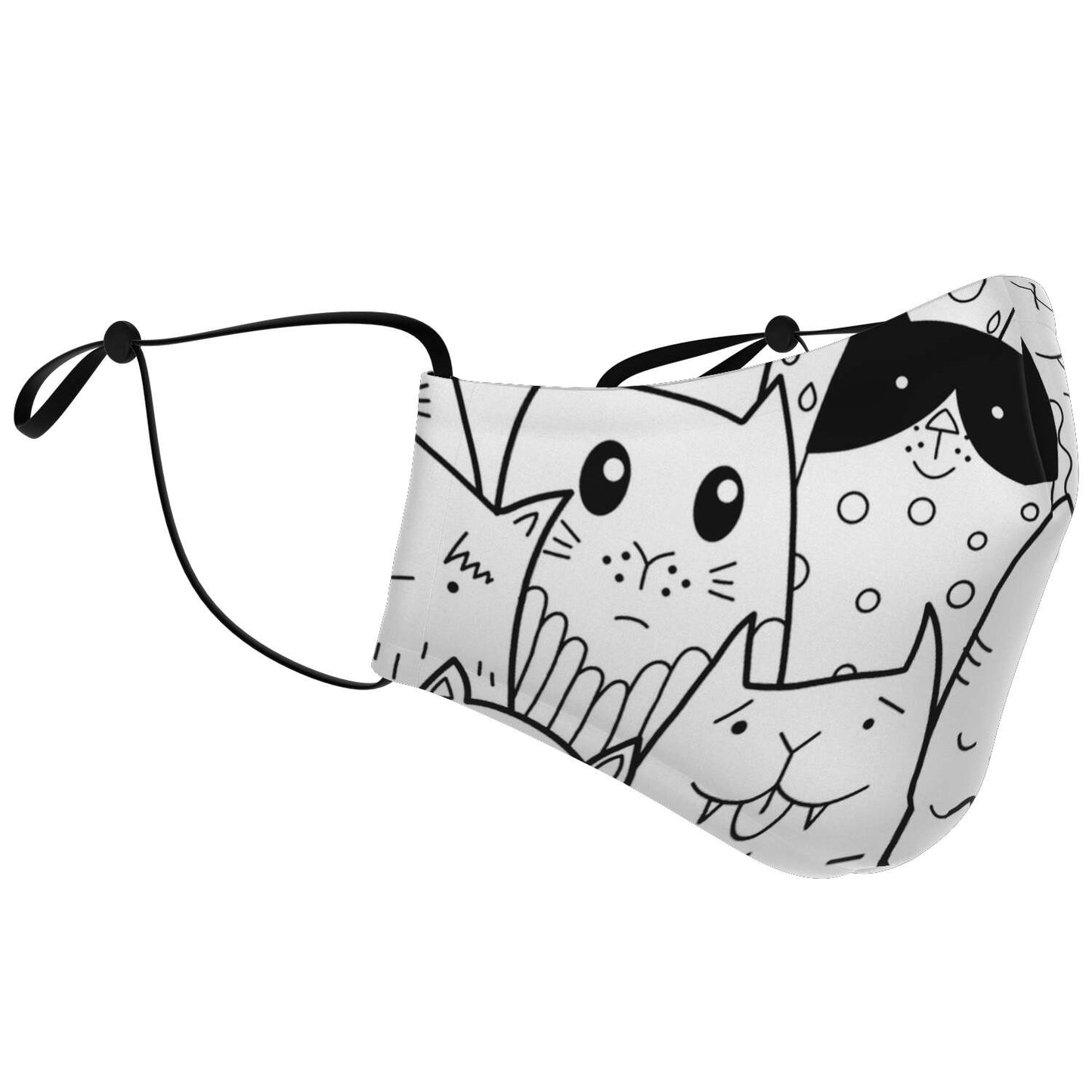 Happy Cat Uni Sex Face Mask - Nekoby Happy Cat Uni Sex Face Mask