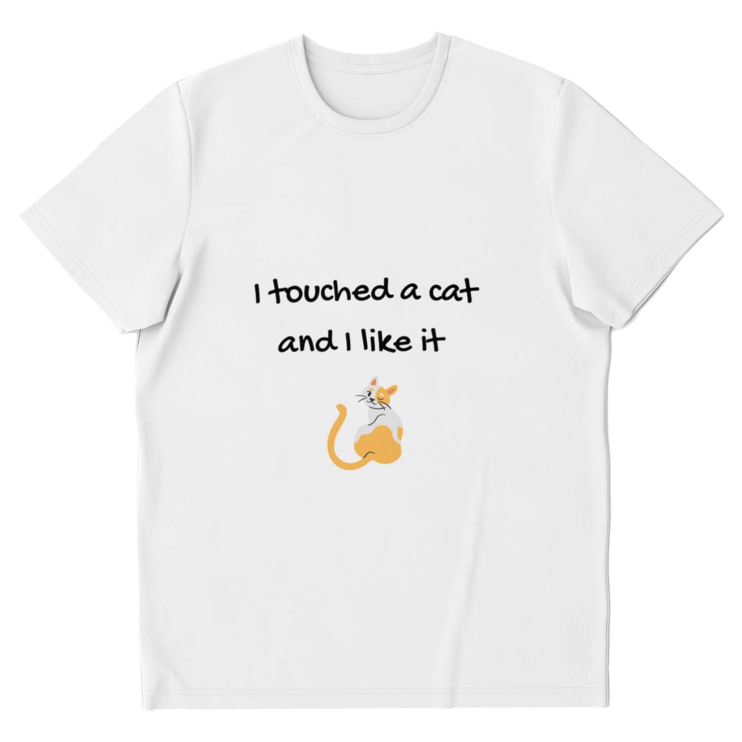 I touch a cat and I like it - T-shirt - Nekoby I touch a cat and I like it - T-shirt XS