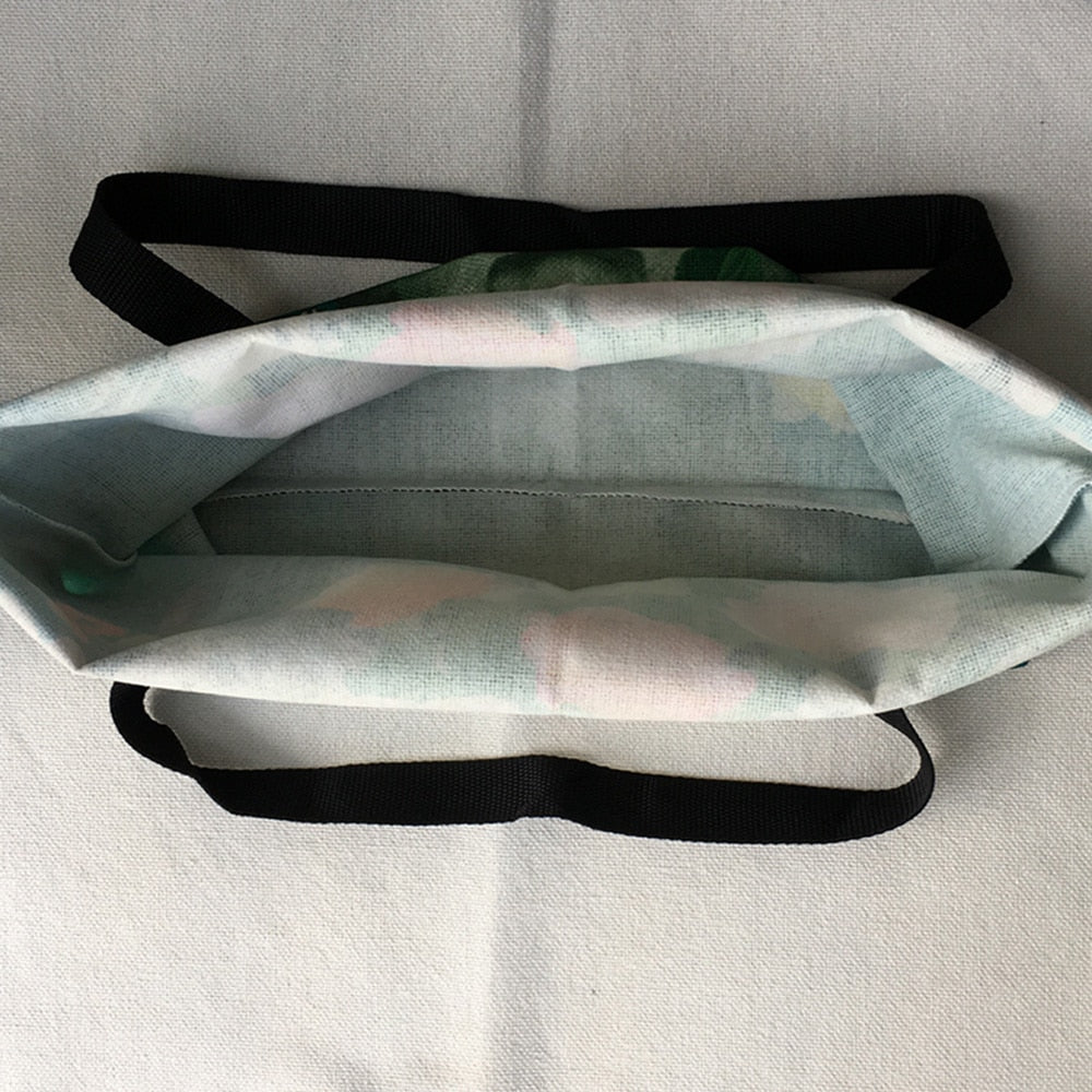 Cat Design Linen Tote Bags - Nekoby Cat Design Linen Tote Bags