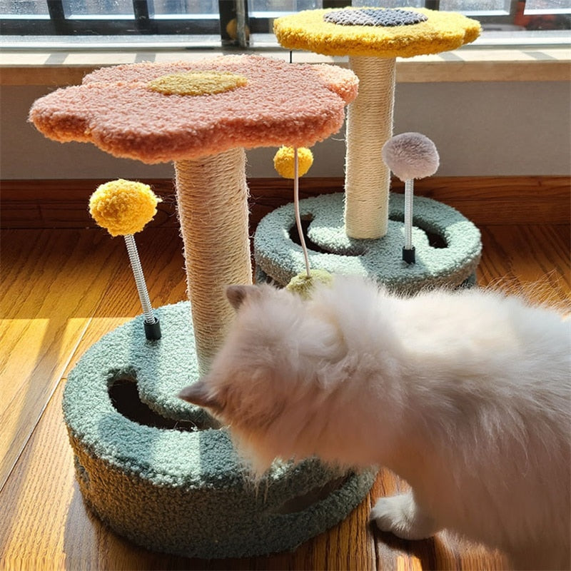 Multi-Functional Deluxe Cat Tree: Your Feline's Ultimate Playground with Scratcher and Interactive Toys - Nekoby Multi-Functional Deluxe Cat Tree: Your Feline's Ultimate Playground with Scratcher and Interactive Toys