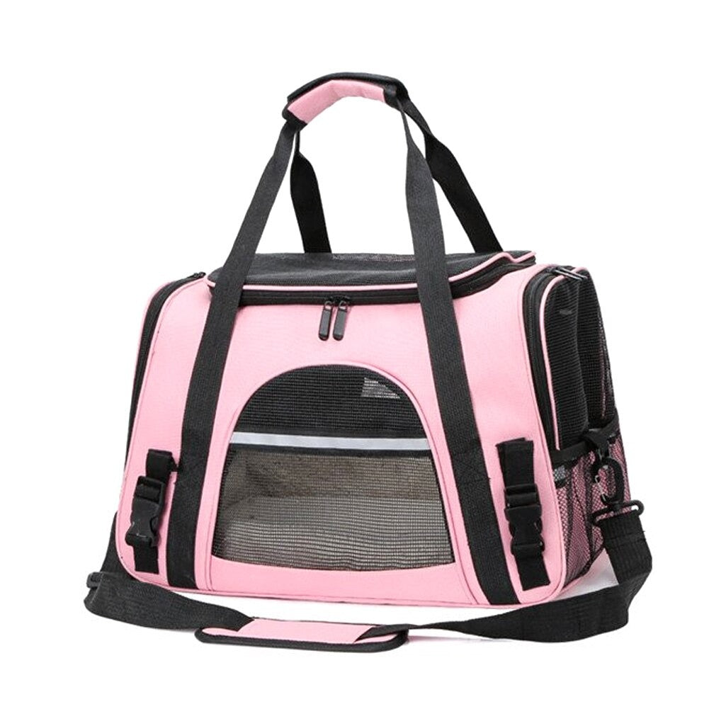 Smart Cat Foldable Carrier bag - Nekoby Smart Cat Foldable Carrier bag Pink