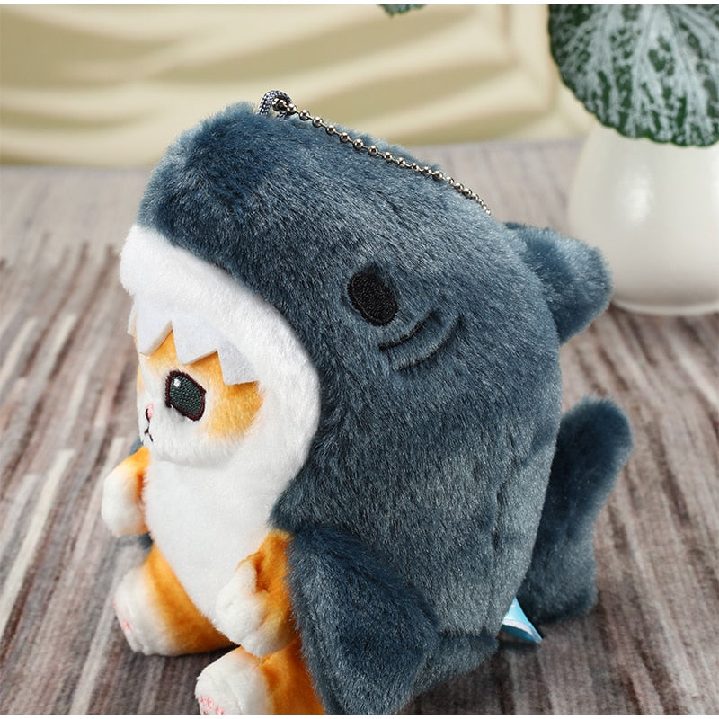 Cute Shark Cat Plush Doll - Nekoby Cute Shark Cat Plush Doll