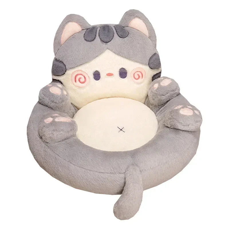 Cartoon Cute Hugging Cat Cushion Floor Lazy Sofa Household Thickened Tatami - Nekoby Cartoon Cute Hugging Cat Cushion Floor Lazy Sofa Household Thickened Tatami