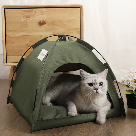 Pet Teepee Tent Bed Cats House - Nekoby Pet Teepee Tent Bed Cats House