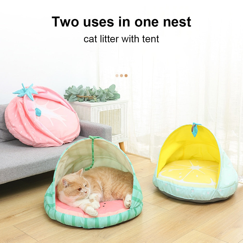 Cute Slipper shaped Cat Bed - Nekoby Cute Slipper shaped Cat Bed