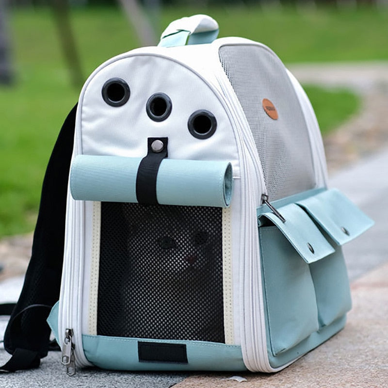 Premium Ventilated Pet Backpack for Easy Travel with Your Beloved Cat or Small Dog - Nekoby Premium Ventilated Pet Backpack for Easy Travel with Your Beloved Cat or Small Dog