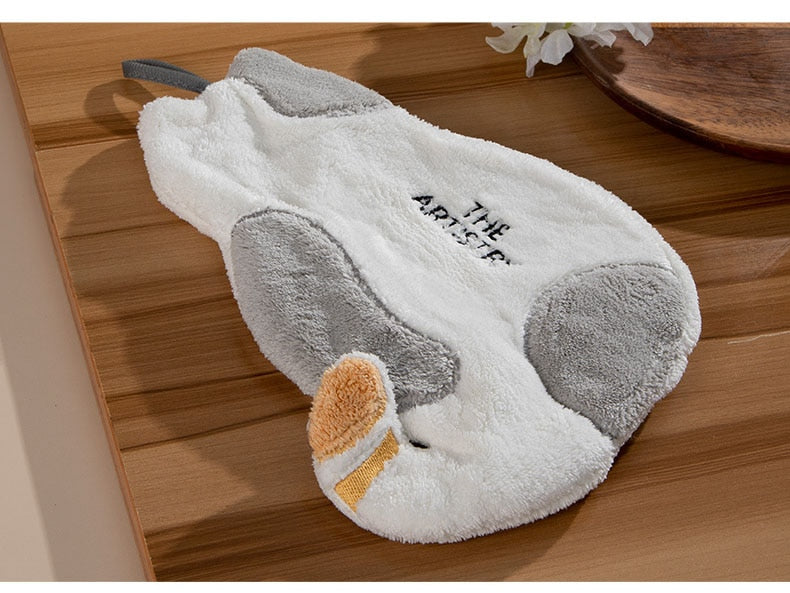 Cute Cat Hand Towel Super Absorbent Microfiber Kitchen Towel - Nekoby Cute Cat Hand Towel Super Absorbent Microfiber Kitchen Towel