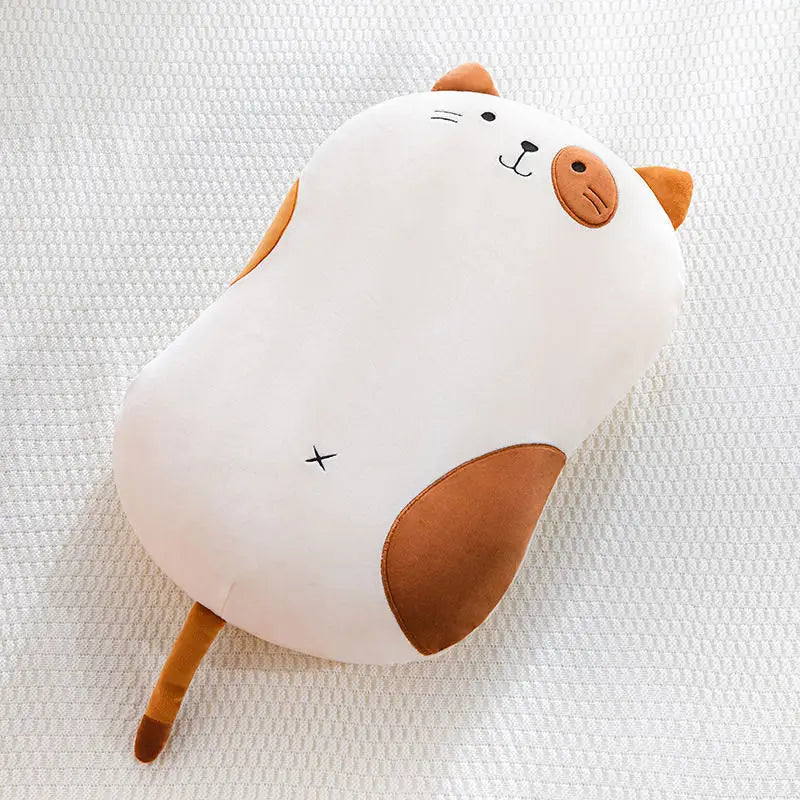 Soft Cat Plush Pillow - Nekoby Soft Cat Plush Pillow Spot / 55X35 CM 1PC