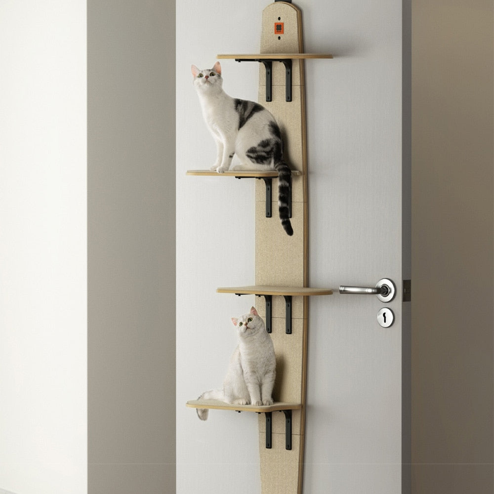 Elevate Your Cat's Environment with a State-of-the-Art Indoor Climbing Wall - Unleash Endless Entertainment and Activity