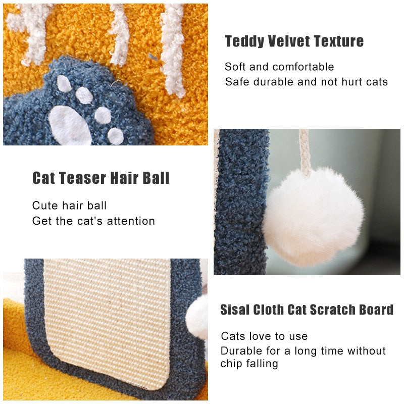 Cat Scratcher Wall Hanging Sisal Mat Board cat climbing frame vertical cat scratching board resistant cat wall furniture Cat Toy - Nekoby Cat Scratcher Wall Hanging Sisal Mat Board cat climbing frame vertical cat scratching board resistant cat wall furniture Cat Toy