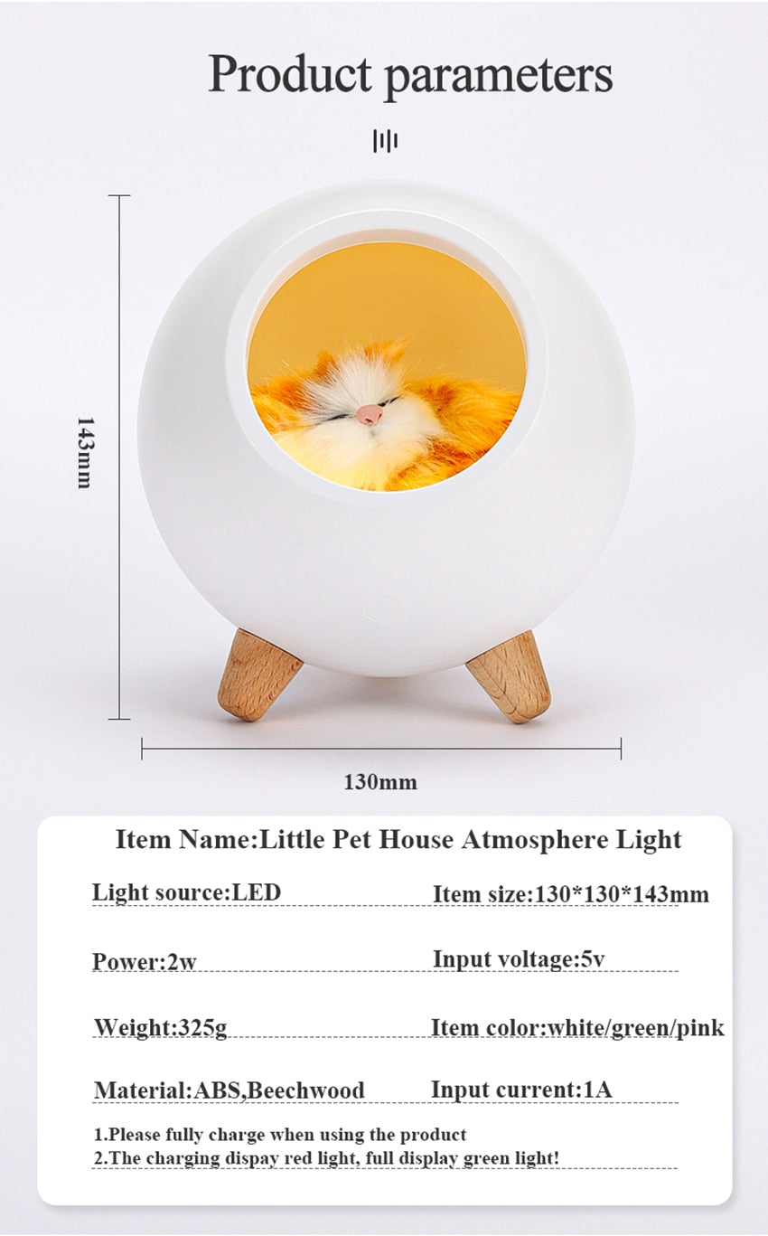 Cute Cat House Bluetooth Speaker And Night Light - Nekoby Cute Cat House Bluetooth Speaker And Night Light