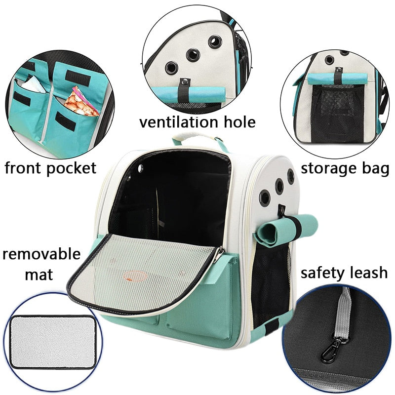 Premium Ventilated Pet Backpack for Easy Travel with Your Beloved