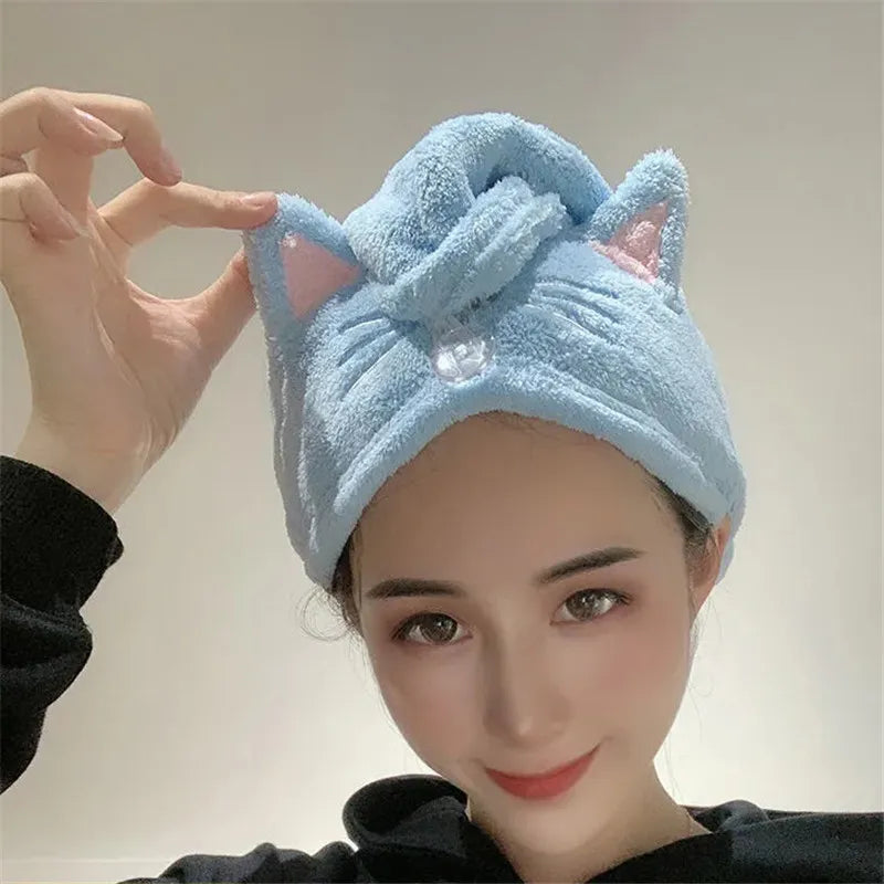 Efficient and Adorable Cat Hair Towel: The Quickest Way to Dry Your Long Hair with a Humorous Twist! - Nekoby Efficient and Adorable Cat Hair Towel: The Quickest Way to Dry Your Long Hair with a Humorous Twist!