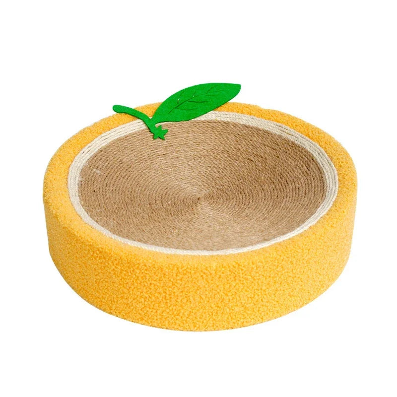 Cat Scratcher Bed - 3 in 1 Scratching Pads Fits Cat's Body Curves | Cat Scratch Couch Bed with Cute Avocado Shape for Cats Play, Bite, Scratch - Nekoby Cat Scratcher Bed - 3 in 1 Scratching Pads Fits Cat's Body Curves | Cat Scratch Couch Bed with Cute Avocado Shape for Cats Play, Bite, Scratch Orange style / 39cm