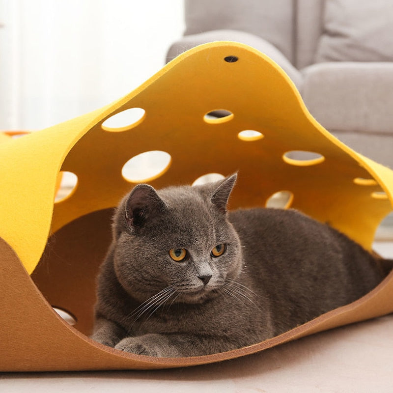 Cat Tunnels for Indoor Cats,Cat Tunnel Mat DIY Cat Play mat for Kittens Felt Cloth Random Combinations and Infinite Extension,Foldable,for Cats Dogs and Rabbits - Nekoby Cat Tunnels for Indoor Cats,Cat Tunnel Mat DIY Cat Play mat for Kittens Felt Cloth Random Combinations and Infinite Extension,Foldable,for Cats Dogs and Rabbits