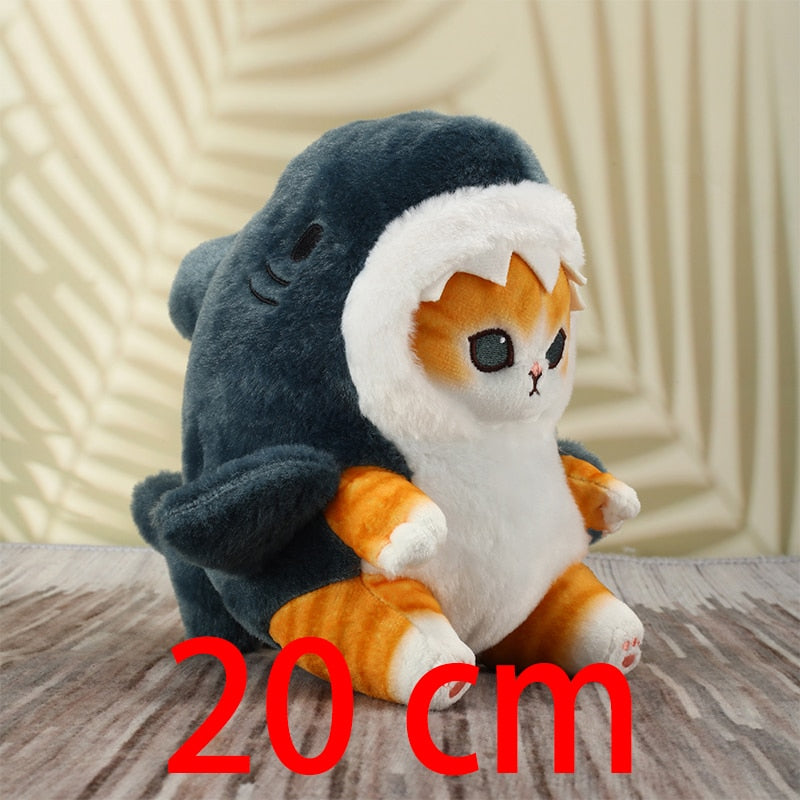 Cute Shark Cat Plush Doll - Nekoby Cute Shark Cat Plush Doll 3