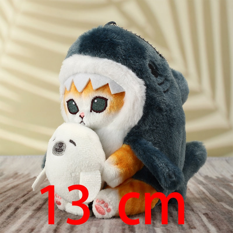 Cute Shark Cat Plush Doll - Nekoby Cute Shark Cat Plush Doll 5