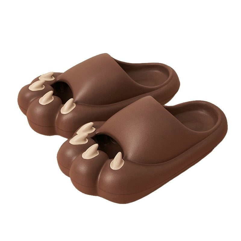 Comfortable and Stylish Cute Cat Paw Slippers: Perfect for Lounging at Home or Relaxing at the Beach - Nekoby Comfortable and Stylish Cute Cat Paw Slippers: Perfect for Lounging at Home or Relaxing at the Beach A-Brown||14 / 38-39||200000124