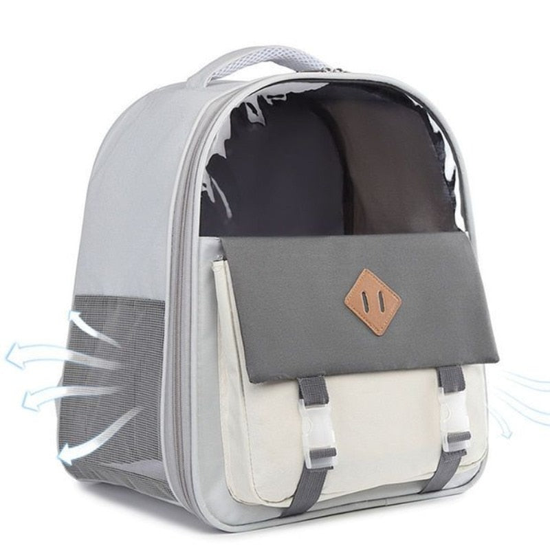 Cat and Puppy Carrier: Experience Easy and Comfortable Trips with our Stylish and Functional Pet Backpack - Nekoby Cat and Puppy Carrier: Experience Easy and Comfortable Trips with our Stylish and Functional Pet Backpack