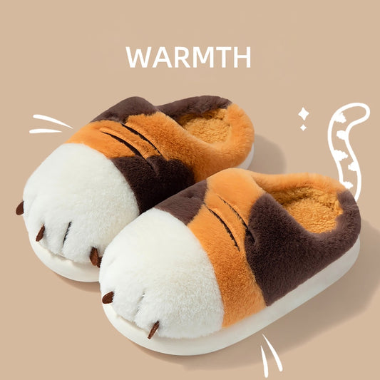 Soft, Thick Non-Slip Cat Tiger Claw Slippers  Fashionable, Cuet and for Any Occasion