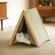 Pet Teepee Cat Sturdy Hammock Bed House Portable Folding Tent Easy Assemble Fit for Dog Puppy Cat Indoor Outdoor - Nekoby Pet Teepee Cat Sturdy Hammock Bed House Portable Folding Tent Easy Assemble Fit for Dog Puppy Cat Indoor Outdoor QM014||14