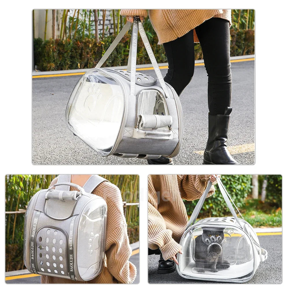 Travel in Style and Comfort with Our Innovative Cat Carrier Backpack - Perfect for Air Travel with Your Feline Friend! - Nekoby Travel in Style and Comfort with Our Innovative Cat Carrier Backpack - Perfect for Air Travel with Your Feline Friend!