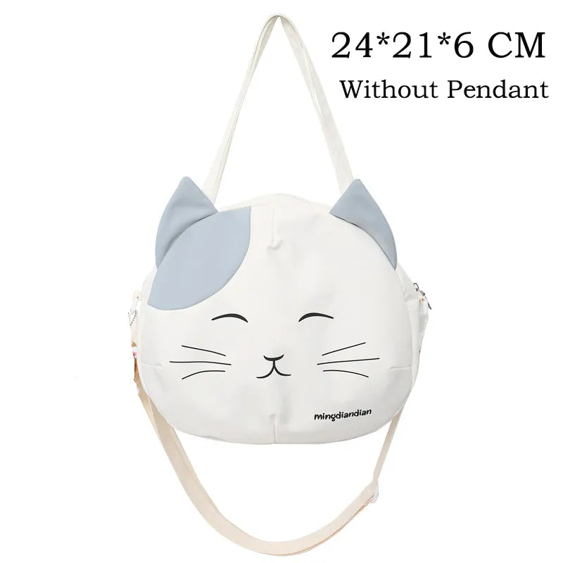 Irresistibly Cute: Kawaii Cat Bag for School or Casual Outings - Nekoby Irresistibly Cute: Kawaii Cat Bag for School or Casual Outings White Without Cat S||14