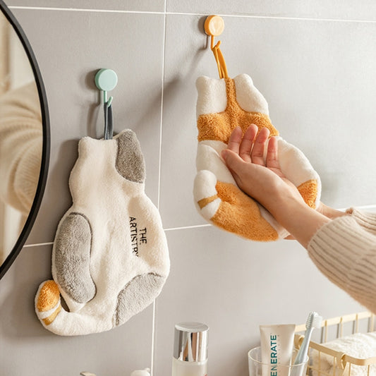 Cute Cat Hand Towel Super Absorbent Microfiber Kitchen Towel - Nekoby Cute Cat Hand Towel Super Absorbent Microfiber Kitchen Towel