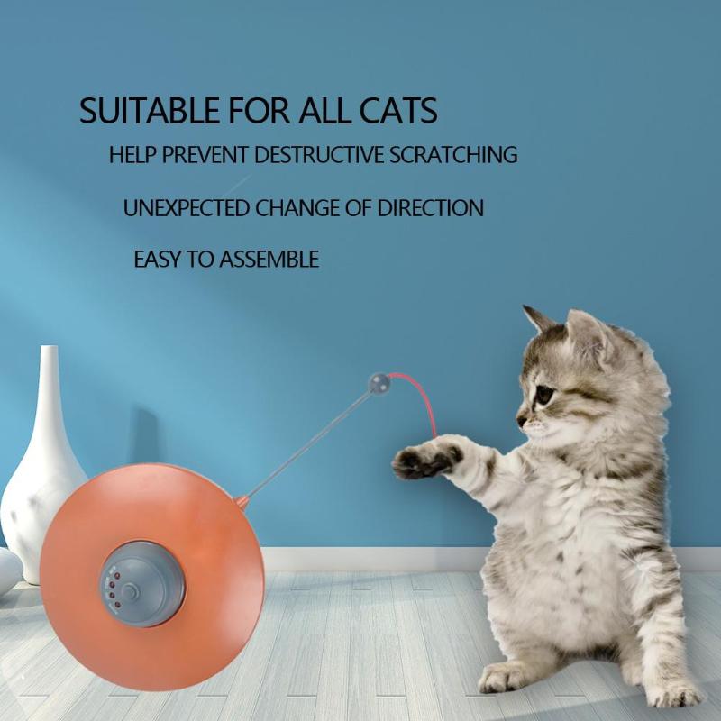 Cat's Meow- Motorized Wand Cat Toy, 3 Speed Settings, - Nekoby Cat's Meow- Motorized Wand Cat Toy, 3 Speed Settings