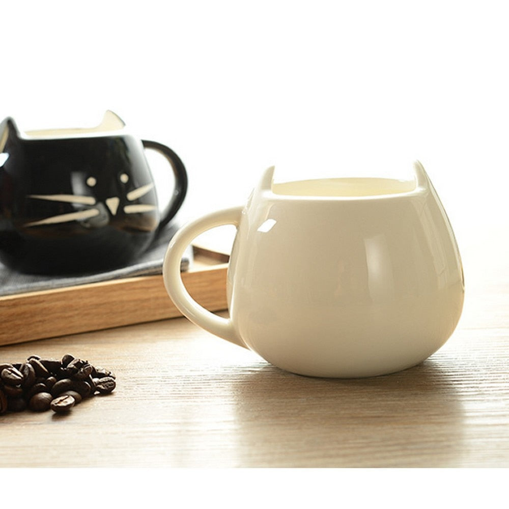 Cute Cartoon Cat Coffee Mug - Nekoby Cute Cartoon Cat Coffee Mug