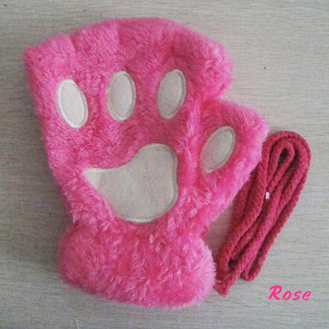 Cartoon Cat Claw Paw Gloves Lovely - Nekoby Cartoon Cat Claw Paw Gloves Lovely Rose