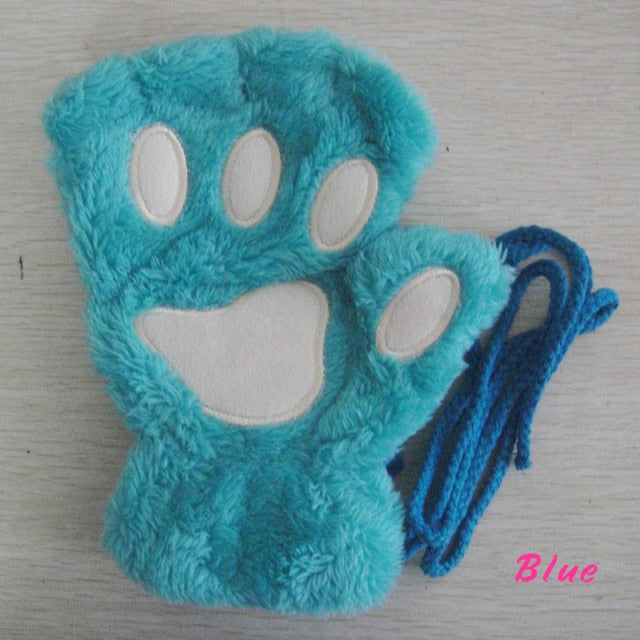 Cartoon Cat Claw Paw Gloves Lovely - Nekoby Cartoon Cat Claw Paw Gloves Lovely Blue