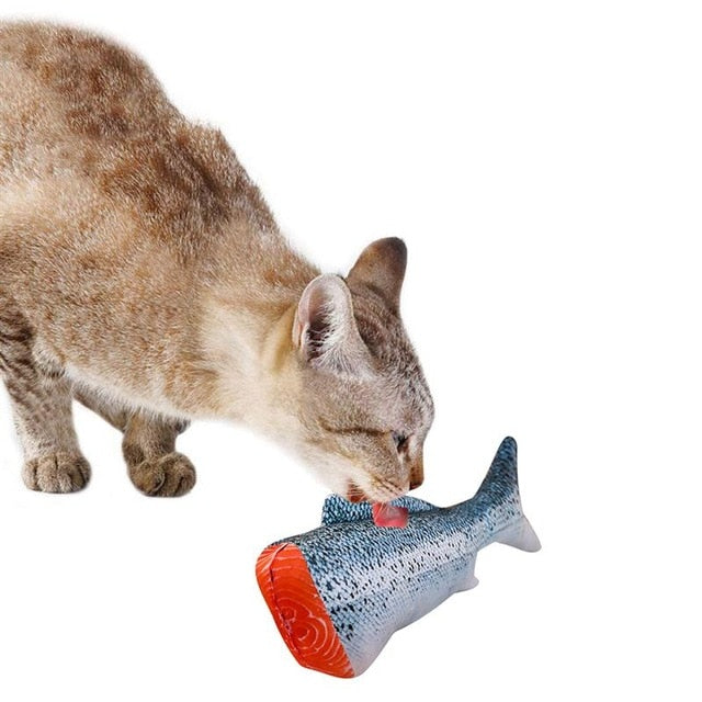 Interactive3D Fish Toy - Nekoby Interactive3D Fish Toy Fishtail / 20cm