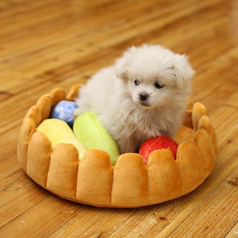 Fruit tart sale dog bed