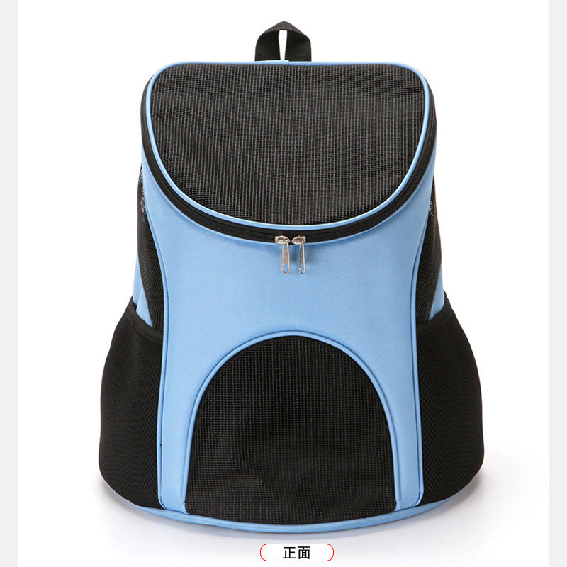 Air Breathable Cat Carrier Backpack - Nekoby Air Breathable Cat Carrier Backpack Blue / L-34x30x40cm