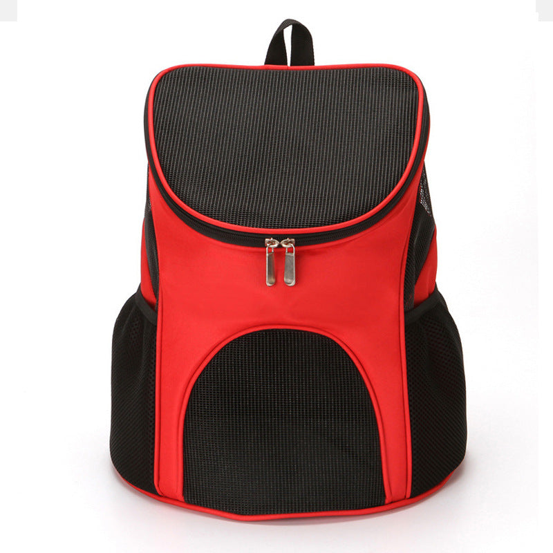 Air Breathable Cat Carrier Backpack - Nekoby Air Breathable Cat Carrier Backpack Red / L-34x30x40cm